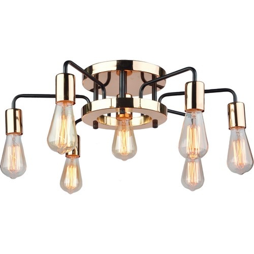 Светильник Arte Lamp Gelo A6001PL-7BK: фото